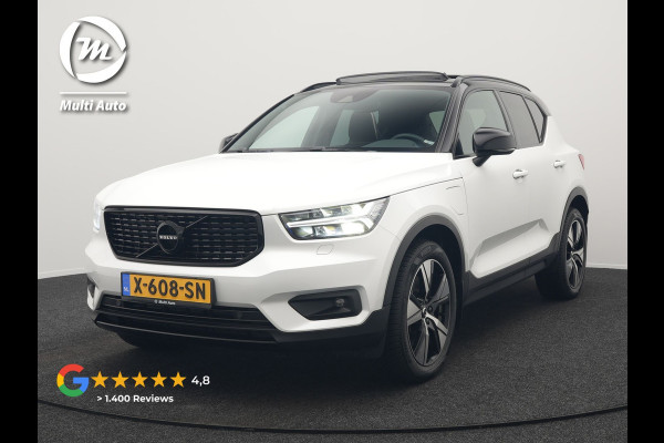 Volvo XC40 T5 Recharge R-Design Polestar Engineered Plug In Hybrid PHEV | Trekhaak Af Fabriek | Panodak | Camera | Harman / Kardon | Alcantara Sportstoelen & Stuur Verwarmd | Apple Carplay | 19"L.M | Navigatie | DAB |