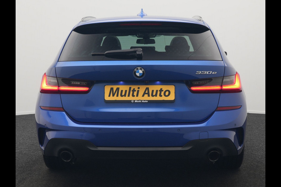 BMW 3 Serie Touring 330e M Sport Plug In Hybrid 293pk Dealer O.H. PHEV | Panodak | Head Up | 360 Camera | Adaptive Cruise | Harman & Kardon | Nappa Lederen Sportstoelen Memory & Verwarmd | Adaptief Onderstel | Laser LED | Apple Carplay | Sfeerverlichting |