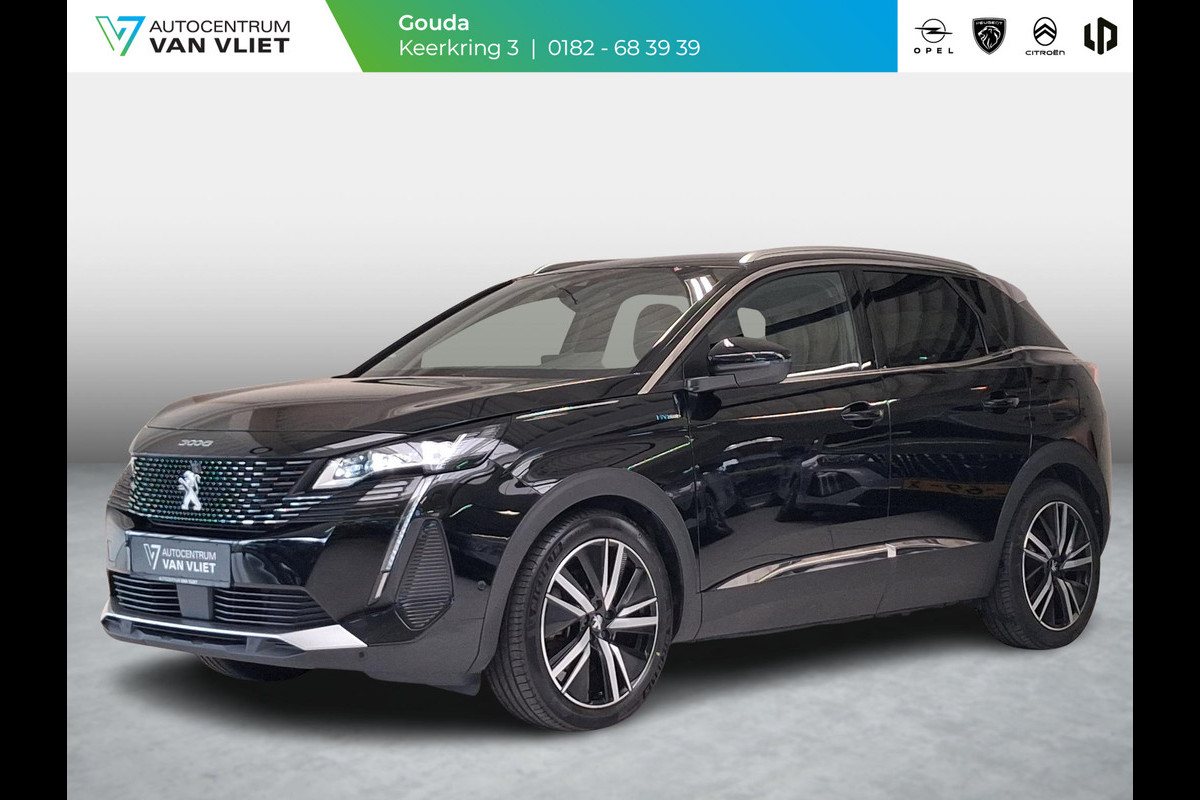Peugeot 3008 1.6 HYbrid 225 Blue Lease GT Automaat | Leder | Navigatie | 360° Camera | Kofferklep elektrisch | Keyless Entry |
