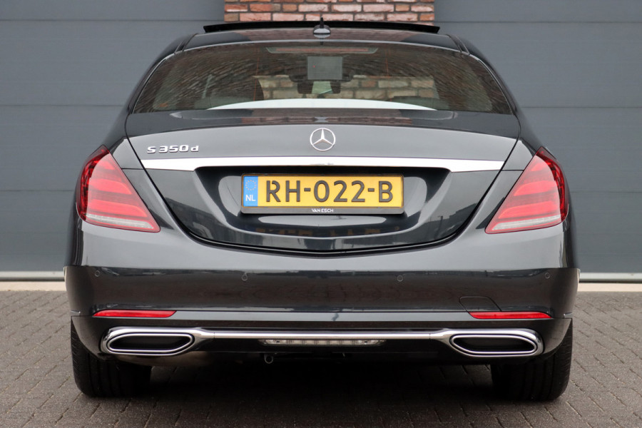Mercedes-Benz S-Klasse 350d | Distronic+ | Memory | Massage | Burmester | Panoramadak | Stoelventilatie | HUD | Nappa Leder | Surround Camera | Trekhaak | Soft Close | Luchtkwaliteitspakket |