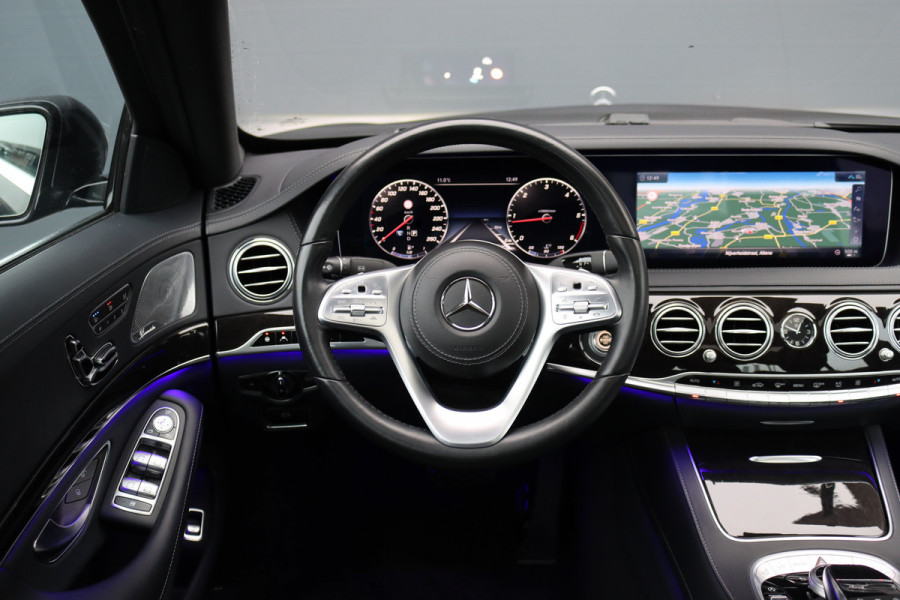 Mercedes-Benz S-Klasse 350d | Distronic+ | Memory | Massage | Burmester | Panoramadak | Stoelventilatie | HUD | Nappa Leder | Surround Camera | Trekhaak | Soft Close | Luchtkwaliteitspakket |