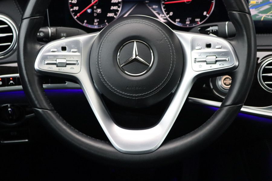 Mercedes-Benz S-Klasse 350d | Distronic+ | Memory | Massage | Burmester | Panoramadak | Stoelventilatie | HUD | Nappa Leder | Surround Camera | Trekhaak | Soft Close | Luchtkwaliteitspakket |