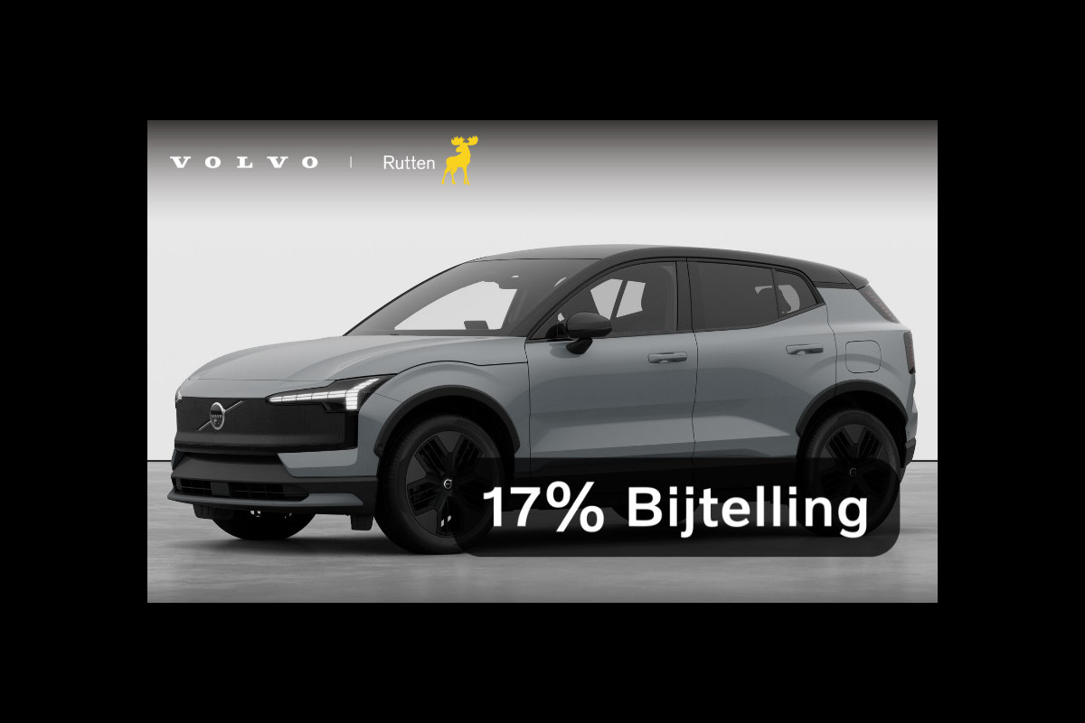 Volvo EX30 Cross Country 428PK Automaat Twin Performance Ultra / Cross Country Experience-pakket/ Adaptieve cruise control/ Panoramadak/ BLIS/ Parkeersensoren met 360 camera / Getint Glas / Stoel en stuurwielverwarming / Elektrische stoelen / Apple carplay / Elektrische achterklep / Keyless entry