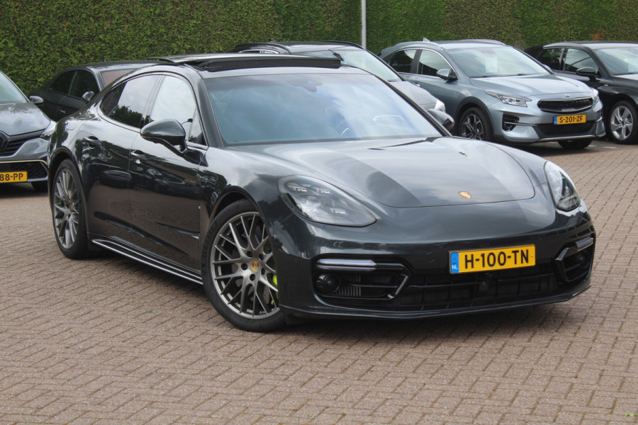 Porsche Panamera 4.0 Turbo S E-Hybrid / Panoramadak / 360Camera / Achterasbesturing / Nachtzicht / Softclose / 21'' / Sportuitlaat / Matrix LED / Carbon intr. / Bose / Sportdesign / Volleder / Dodehoek / DAB / ACC