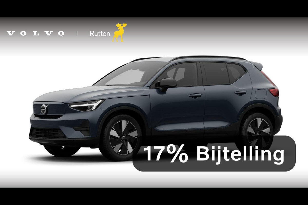 Volvo EX40 252PK Single Motor Extended Range 82 kWh Business Edition/ Navigatie / Camera / Adaptive Cruise control / Stuur & Stoelverwarming / Harman Kardon / Getinte Ramen / 19" LM Velgen