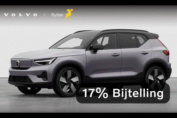 Volvo EX40 252PK Single Motor Extended Range 82 kWh Plus / Lounge Pakket / Extra getint glas / 360 Camera / 20'' velgen / Panoramadak / Zwart dak