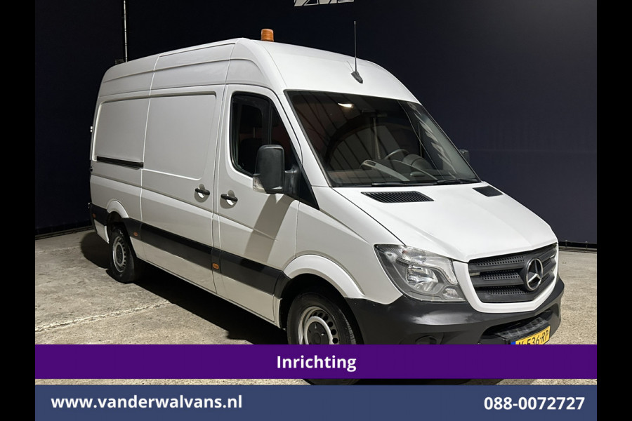Mercedes-Benz Sprinter 314CDI 143pk L2H2 inrichting Euro6 Airco | Camera | Navigatie | 2800kg Trekhaak Omvormer Cruisecontrol, Chauffeursstoel, Parkeersensoren