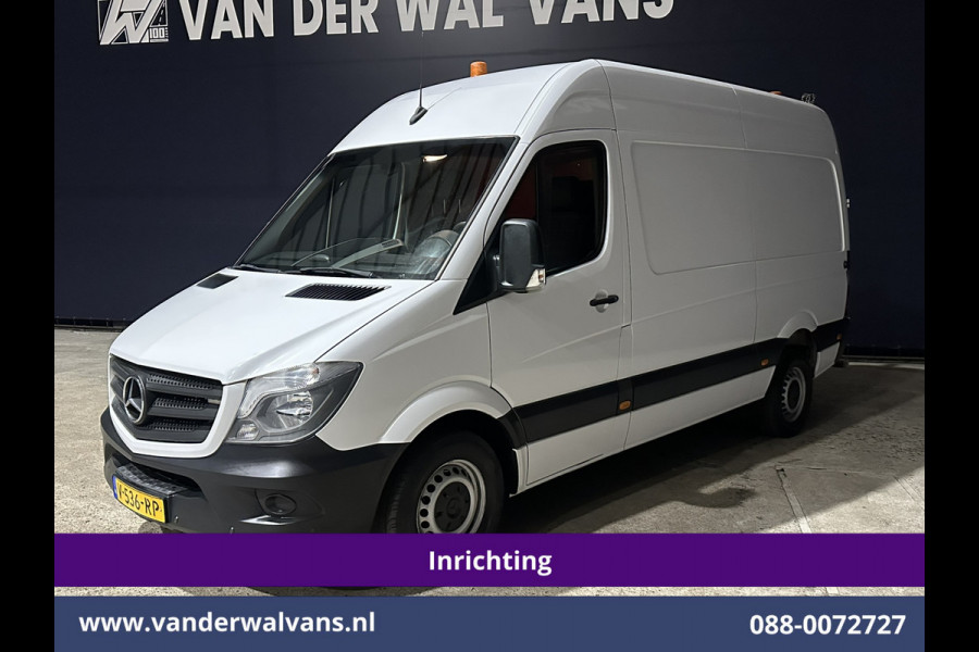 Mercedes-Benz Sprinter 314CDI 143pk L2H2 inrichting Euro6 Airco | Camera | Navigatie | 2800kg Trekhaak Omvormer Cruisecontrol, Chauffeursstoel, Parkeersensoren