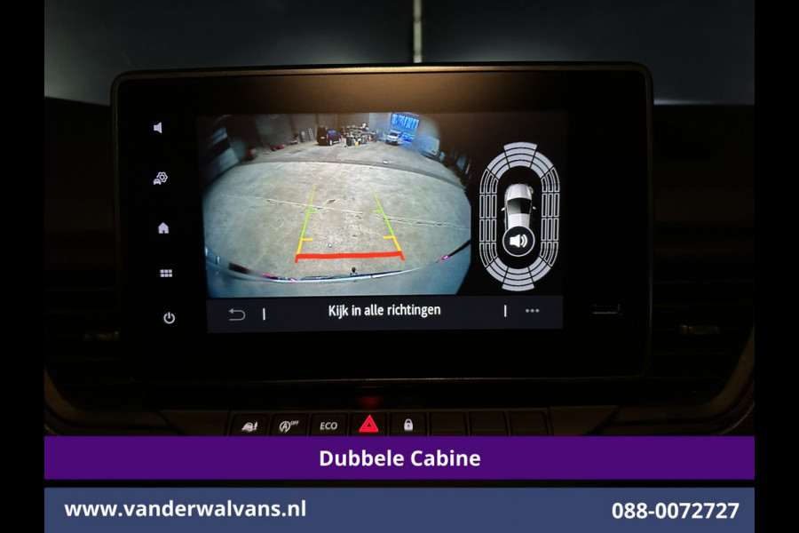 Renault Trafic 2.0 BluedCi 131pk L2H1 Dubbele Cabine Fabrieksgarantie Euro6 Airco | 6-Zits | Navigatie | LED | Camera | Cruisecontrol 2500kg Trekhaak, Parkeersensoren