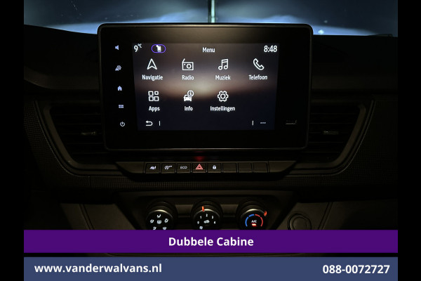Renault Trafic 2.0 BluedCi 131pk L2H1 Dubbele Cabine Fabrieksgarantie Euro6 Airco | 6-Zits | Navigatie | LED | Camera | Cruisecontrol 2500kg Trekhaak, Parkeersensoren