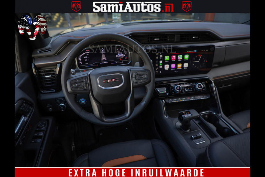 GMC Sierra AT4 6.2 V8 4X4 | VIRTUAL COCKPIT | HUD | BOM VOL | DC | RAM DEALER NEDERLAND | | GRIJSKENTEKEN | DUBBELE CABINE | PICK UP | VOORRAAD 261530 |