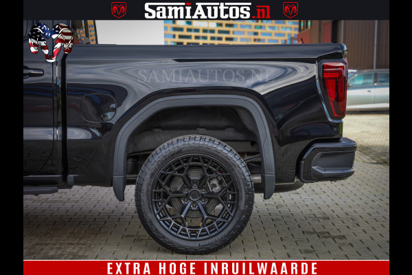 GMC Sierra AT4 6.2 V8 4X4 | VIRTUAL COCKPIT | HUD | BOM VOL | DC | RAM DEALER NEDERLAND | Dubbele Cabine met Royale 5 Zitplaatsen | BPM vrij | Nu Leverbaar uit Voorraad | Voorraad Nr 248378 |