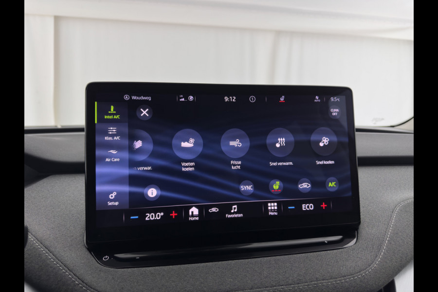 Škoda ENYAQ iV 80 {SOH-90%} [ 3-Fase ] (INCL-BTW) *LEATHER-FABRIC | FULL-LED | DIGI-COCKPIT | CAMERA | KEYLESS | NAVI-FULLMAP | AMBIENT-LIGHT | ECC | HEATED-COMFORTSEATS | DAB+ | PDC | CRUISE | CARPLAY | TOWBAR | 19"ALU*