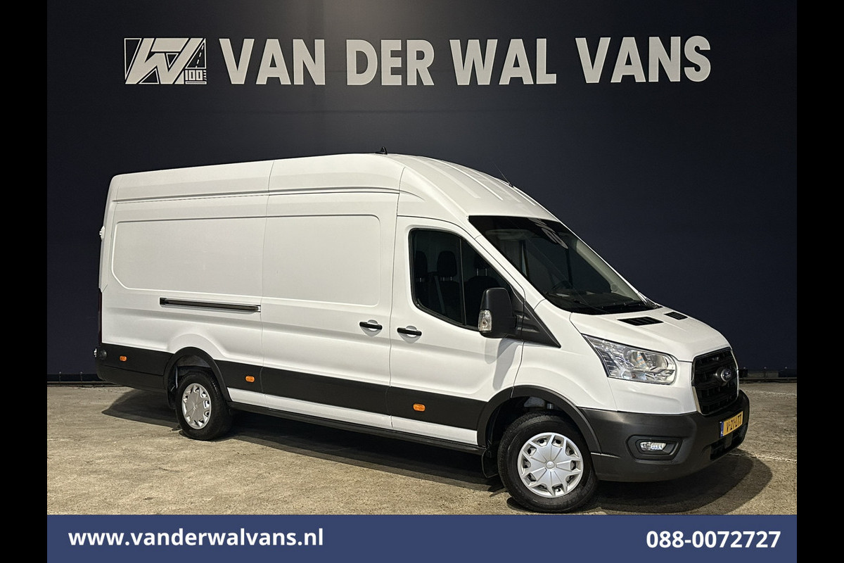 Ford Transit 2.0 TDCI 185pk L4H3 Jumbo Euro6 Airco | Camera | LED | Cruisecontrol | Verwarmde voorruit Parkeersensoren, Bijrijdersbank, 2800kg trekvermogen