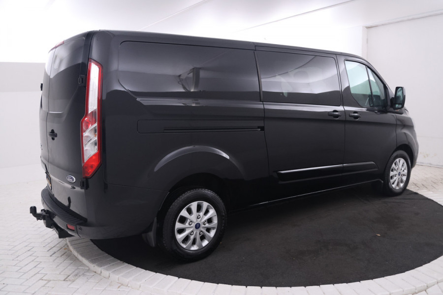 Ford Transit Custom 320 2.0 TDCI L2H1 Limited DC 170Pk, 5 Pers. Leer, 2x schuifdeur