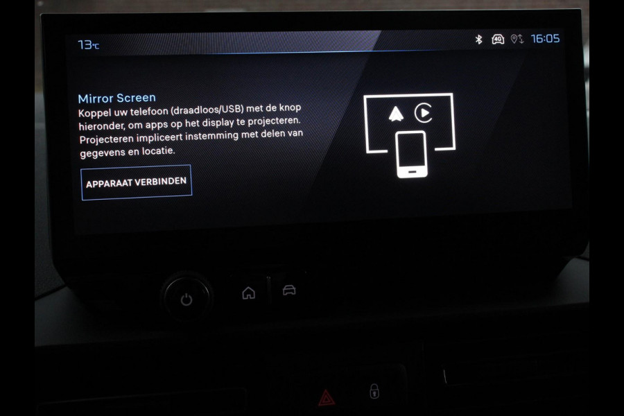 Peugeot Partner 1.5 BlueHDi 130 EAT8 S&S L1 Automaat Navigatie Apple Carplay / Android Auto DAB trekhaak Cruise Control Airco Houten bekleding laadruimte