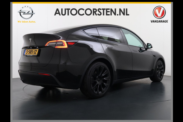 Tesla Model Y RWD LFP-Accu SOH 97% Lmv 20" Warmtepomp Adap.Cruise Navi Ecc Camera's Panoramadak Autopilot Stoel+Stuur+Achterbank Verwarming Elek.Achterklep Dodehoek detector Draadloze telefoonlader Origineel Nederlandse Auto