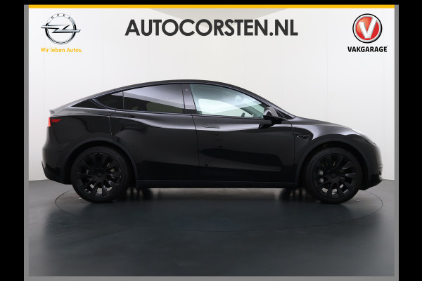 Tesla Model Y RWD LFP-Accu SOH 97% Lmv 20" Warmtepomp Adap.Cruise Navi Ecc Camera's Panoramadak Autopilot Stoel+Stuur+Achterbank Verwarming Elek.Achterklep Dodehoek detector Draadloze telefoonlader Origineel Nederlandse Auto