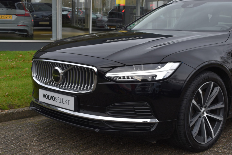 Volvo V90 T8 AWD 390PK Plug-in Hybrid Inscription | H&K | ACC | BLIS | Trekhaak | Camera | Stuurverwarming | Leder