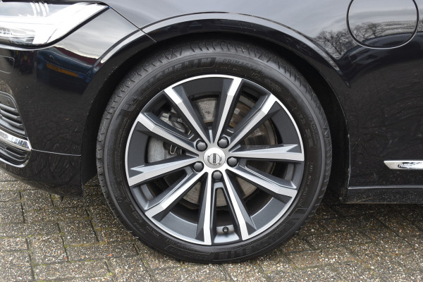 Volvo V90 T8 AWD 390PK Plug-in Hybrid Inscription | H&K | ACC | BLIS | Trekhaak | Camera | Stuurverwarming | Leder