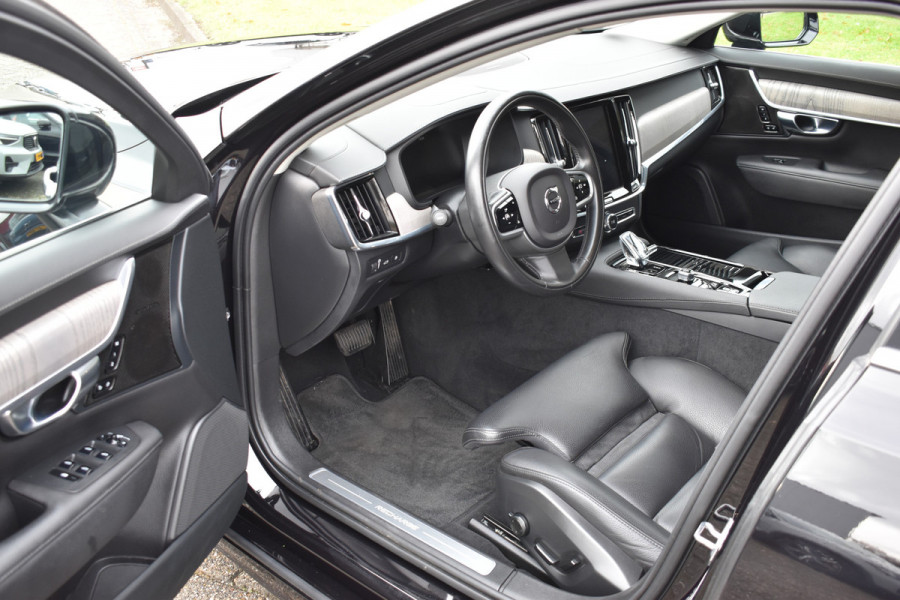 Volvo V90 T8 AWD 390PK Plug-in Hybrid Inscription | H&K | ACC | BLIS | Trekhaak | Camera | Stuurverwarming | Leder