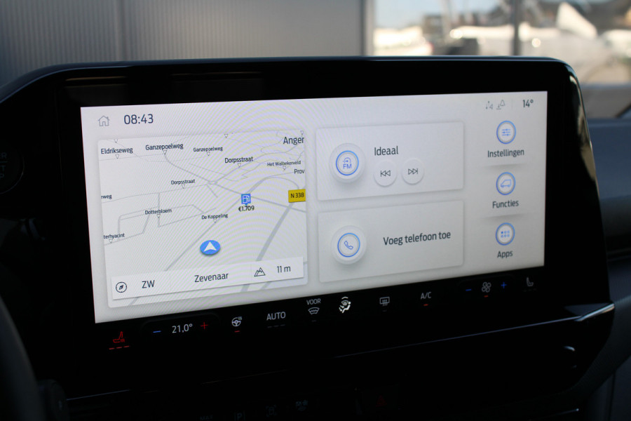 Ford Transit Custom 320 2.0 TDCI L2H1 Limited 170pk - 1+1 Stoelopstelling - 2x Schuifdeur - Adaptive Cruise - Verwarmd stuur - Blind spot - Navigati