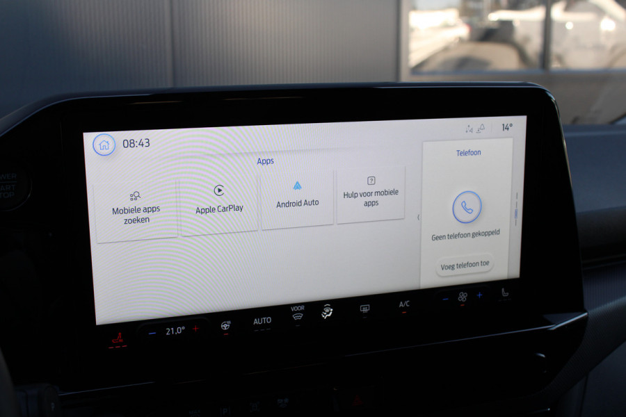 Ford Transit Custom 320 2.0 TDCI L2H1 Limited 170pk - 1+1 Stoelopstelling - 2x Schuifdeur - Adaptive Cruise - Verwarmd stuur - Blind spot - Navigati