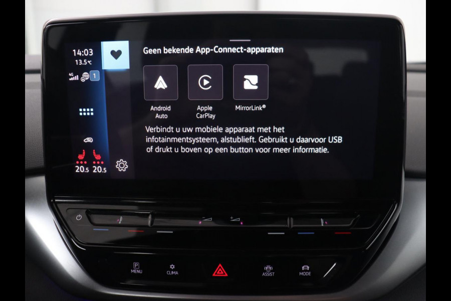 Volkswagen ID.4 Pro 77 kWh | Trekhaak | Stoelverwarming | Warmtepomp | Sfeerverlichting | Stuurverwarming | Carplay | Adaptive cruise | Keyless | Camera | Navigatie | Full LED