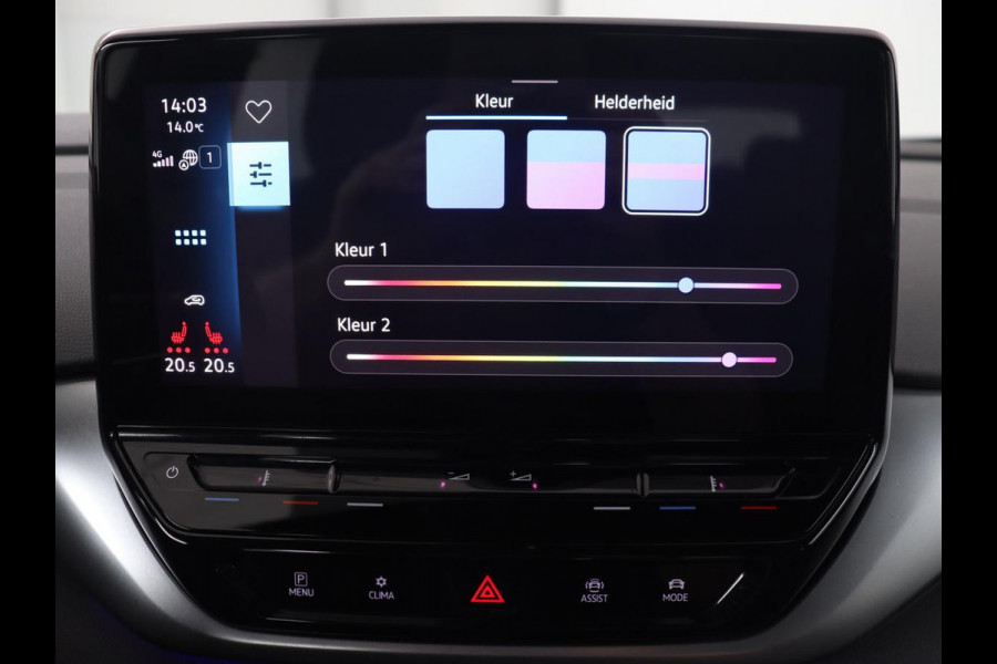 Volkswagen ID.4 Pro 77 kWh | Trekhaak | Stoelverwarming | Warmtepomp | Sfeerverlichting | Stuurverwarming | Carplay | Adaptive cruise | Keyless | Camera | Navigatie | Full LED