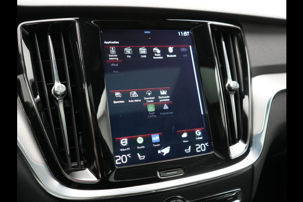 Volvo V60 T6 Twin Engine AWD R-Design Plug In Hybrid 340pk Dealer O.H. PHEV | Trekhaak Af Fabriek | Panodak | Head Up | Adaptive Cruise | 360 Camera | Lederen Sportstoelen Memory & Verwarmd | Apple Carplay | Stuur Verwarmd | Blis | Keyless | Navigatie | DAB |