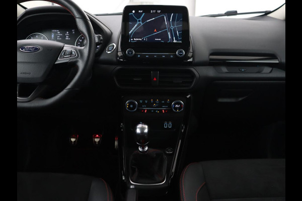 Ford EcoSport 1.0 EcoBoost ST-Line | Stoelverwarming | Camera | Carplay | B&O Sound | Navigatie | 18'' | Climate control | Leder/Alcantara | Cruise control | Bluetooth | Keyless