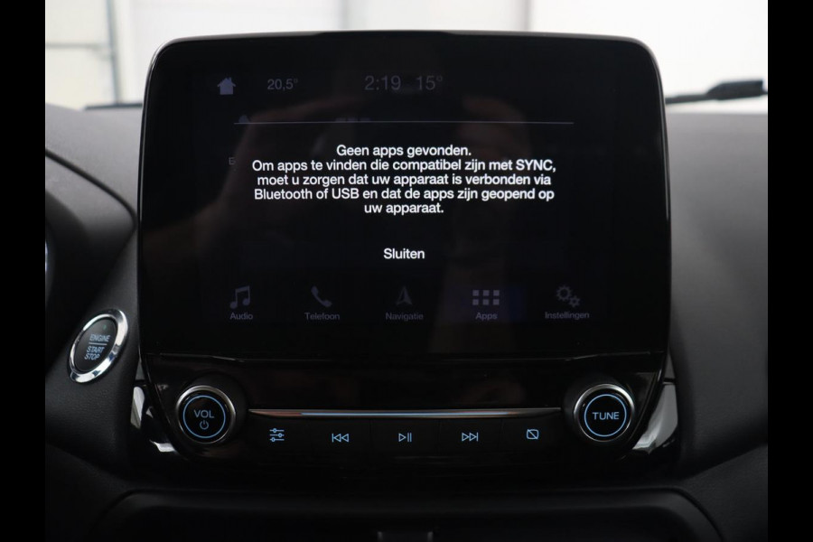 Ford EcoSport 1.0 EcoBoost ST-Line | Stoelverwarming | Camera | Carplay | B&O Sound | Navigatie | 18'' | Climate control | Leder/Alcantara | Cruise control | Bluetooth | Keyless