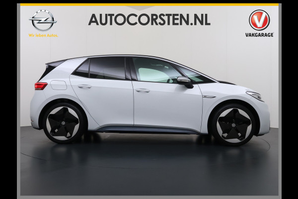 Volkswagen ID.3 First Max 58kWh SOH 93% Ergo-Active Stoelen Panoramadak Adap.Cruise Navi Ecc Apple Carplay Android Auto Camera Pdc Stuur+Stoelve Lmv Privacy Glas Keyless Advanced Led-a-licht dynamisch Matrix led Bluetooth Rijstrooksensor Wifi Origineel Nederlandse Auto