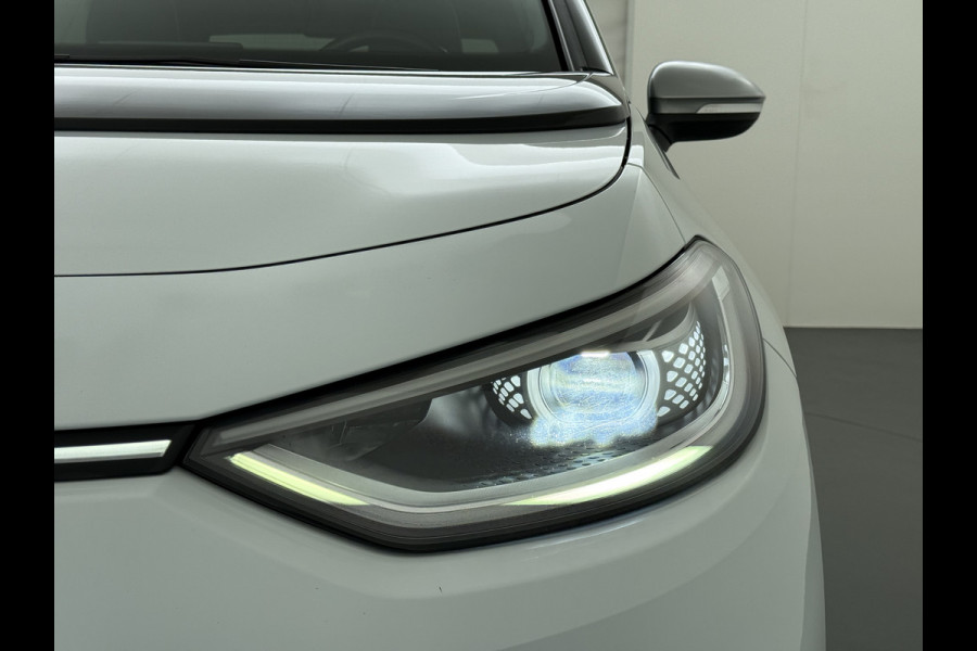 Volkswagen ID.3 First Max 58kWh SOH 93% Ergo-Active Stoelen Panoramadak Adap.Cruise Navi Ecc Apple Carplay Android Auto Camera Pdc Stuur+Stoelve Lmv Privacy Glas Keyless Advanced Led-a-licht dynamisch Matrix led Bluetooth Rijstrooksensor Wifi Origineel Nederlandse Auto