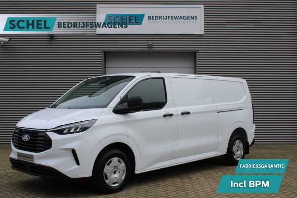 Ford Transit Custom 320 2.0 TDCI L2H1 Trend 136pk - 2x Schuifdeur - LED koplampen - Carplay - Android - Camera - Stoelverwarming - 70l tank - Rijkla