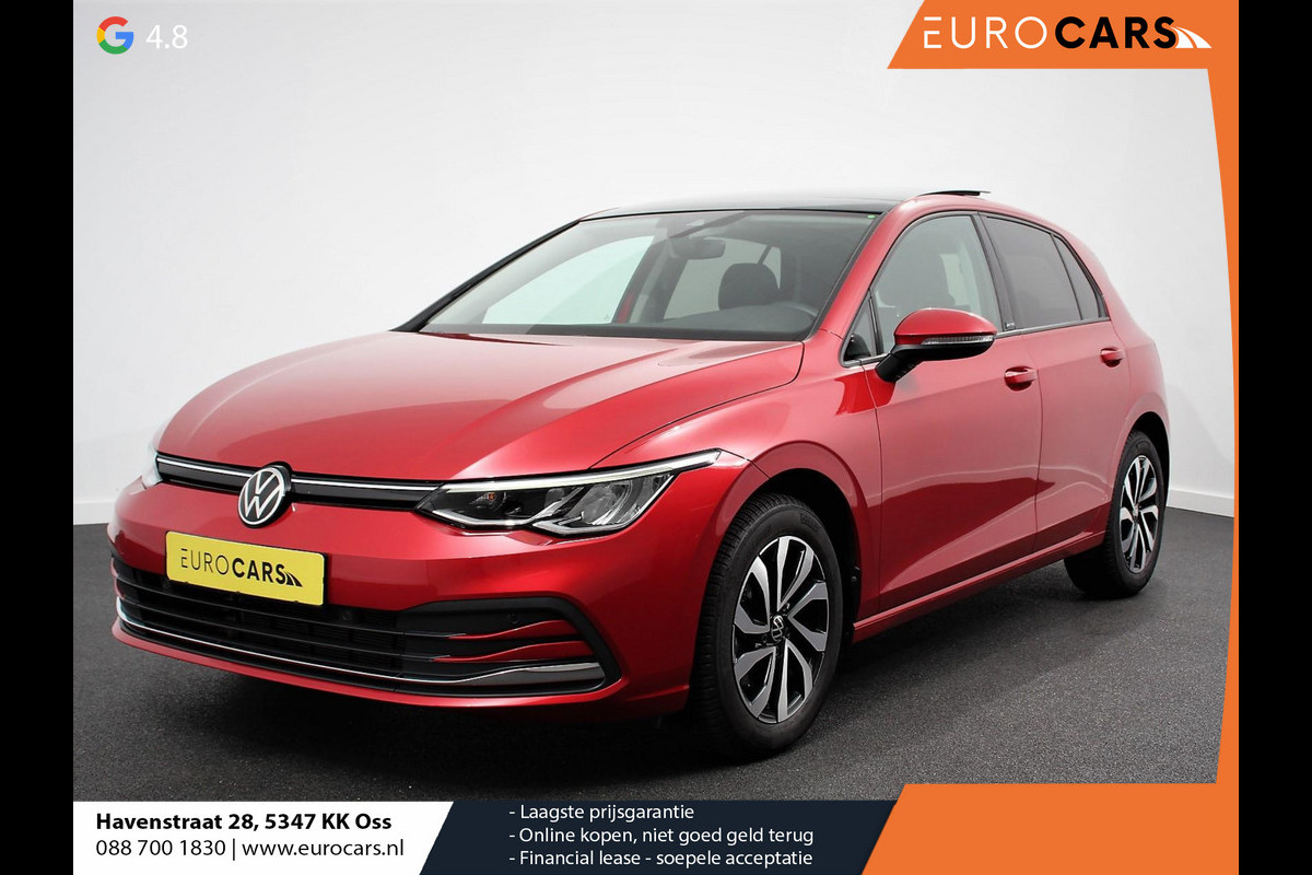 Volkswagen Golf 1.0 eTSI 110pk DSG Active | Panorama dak | Navigatie | Climate Control | Camera | Adaptive Cruise Control | Virtual Cockpit | Stoelverwarming | Extra Getint Glas