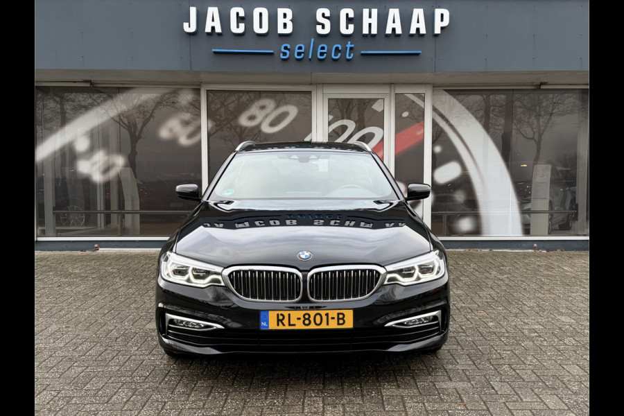 BMW 5 Serie Touring 520i High Executive Luxury Automaat / Pano dak / 18"LM / Leder / Camera