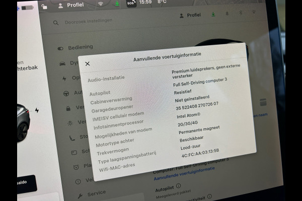 Tesla Model 3 Standard RWD Plus 60 kWh 85% SOH Trekhaak (1.000kg) Rijklaarprijs!