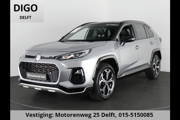 Suzuki Across 2.5 PLUG-IN AWD STYLE TWO-TONE 1500 KG TREKGEWICHT 1e EIG. GARANTIE 3-2033.*BI-TONE BODY PACK.HALF LEDER.STOELVERWARMING. CARPLAY. CAMERA.