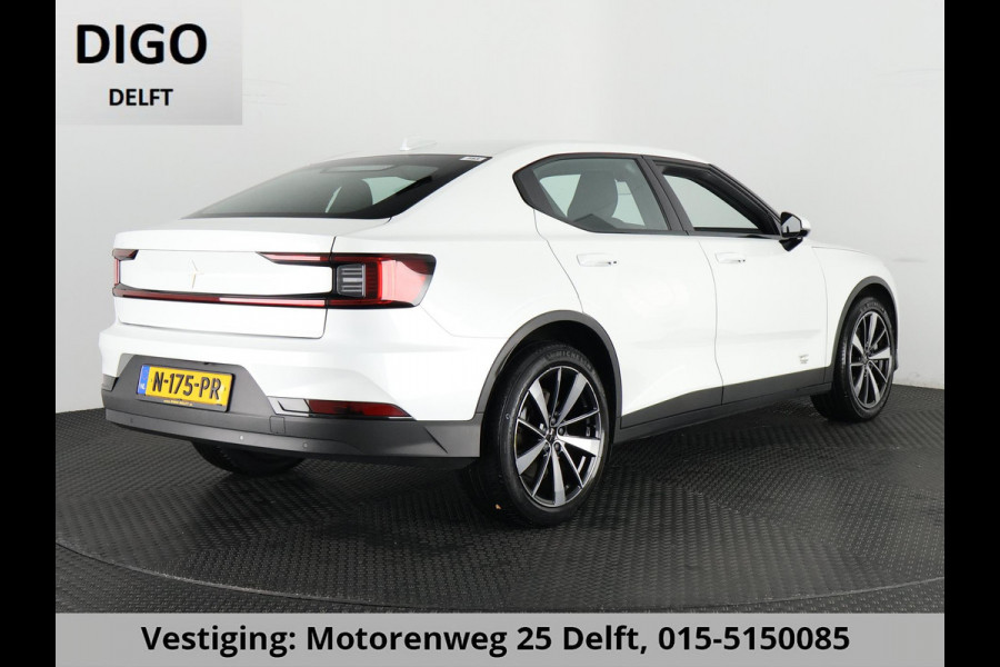 Polestar 2 LONG RANGE ACCU 90%! WLTP BEREIK 511 KM GARANTIE-2032* NAVI.APPLE/ANDROID.CAMERA.BIJNA 2022.