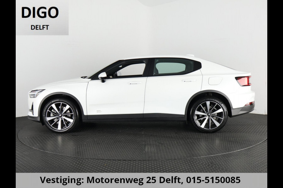Polestar 2 LONG RANGE ACCU 90%! WLTP BEREIK 511 KM GARANTIE-2032* NAVI.APPLE/ANDROID.CAMERA.BIJNA 2022.