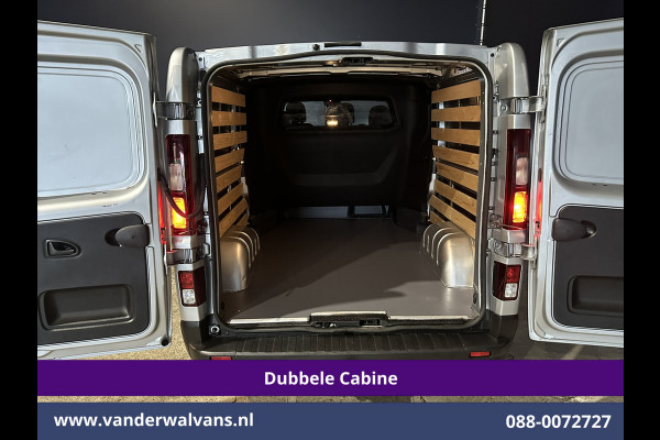 Renault Trafic 2.0 BluedCi 131pk L2H1 Dubbele Cabine Fabrieksgarantie Euro6 Airco | 6-Zits | Navigatie | LED | Camera | Cruisecontrol 2500kg Trekhaak, Parkeersensoren