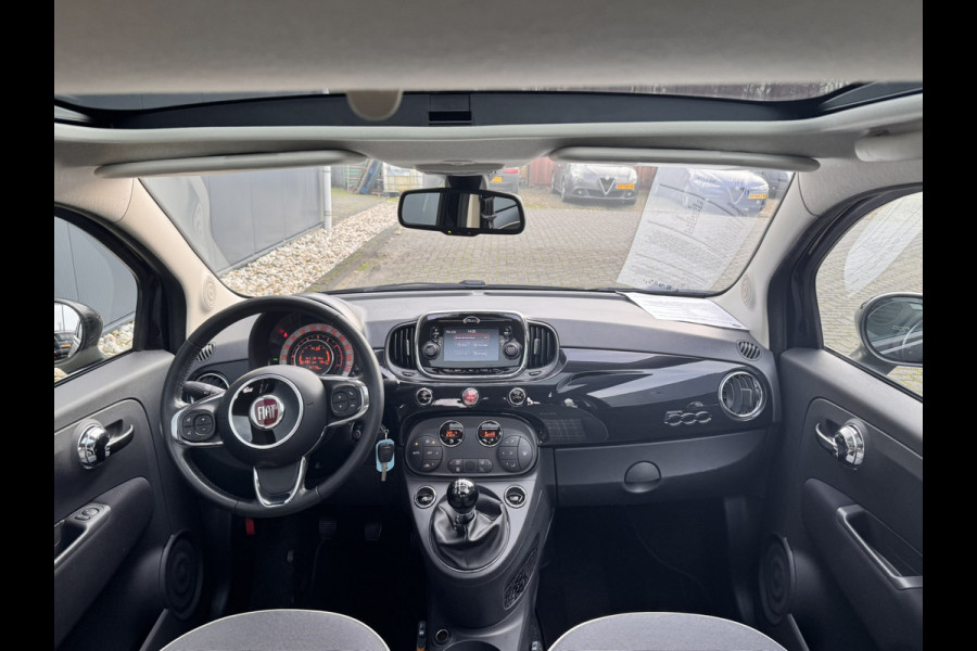 Fiat 500 1.2 Lounge | Panorama | Navigatie | Airconditioning | 15'' LMV