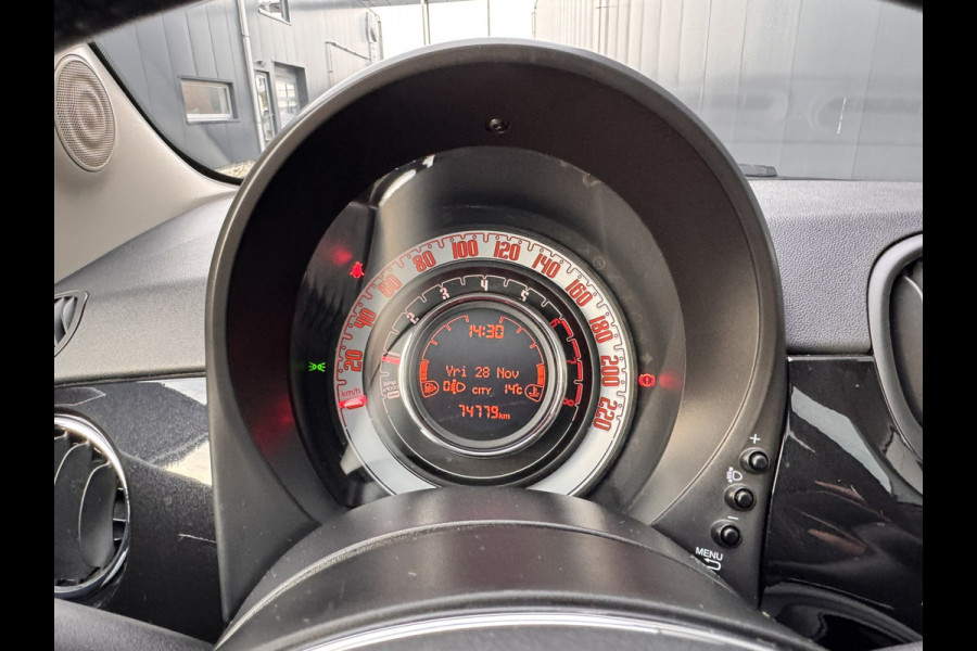 Fiat 500 1.2 Lounge | Panorama | Navigatie | Airconditioning | 15'' LMV