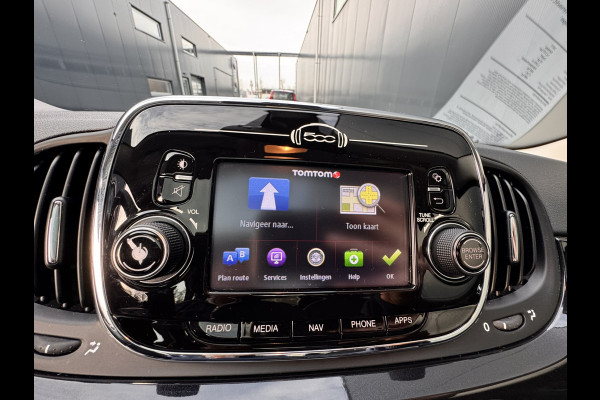 Fiat 500 1.2 Lounge | Panorama | Navigatie | Airconditioning | 15'' LMV