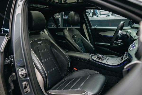 Mercedes-Benz E-Klasse AMG 63 S 4MATIC Premium Plus | Burmester 3D | Carbon interieur en exterieur| Dealer onderhouden | Sportuitlaat | 360 Camera | Head-Up |