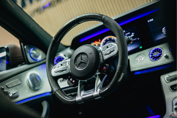 Mercedes-Benz E-Klasse AMG 63 S 4MATIC Premium Plus | Burmester 3D | Carbon interieur en exterieur| Dealer onderhouden | Sportuitlaat | 360 Camera | Head-Up |