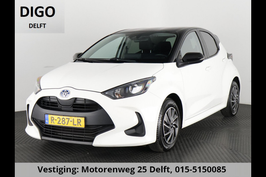 Toyota Yaris 1.5 HYB 1e EIG GARANTIE TOT 11-2032* BLACK & WHITE BIJNA 2023. CLOUD NAVI.CLIMA.CRUISE