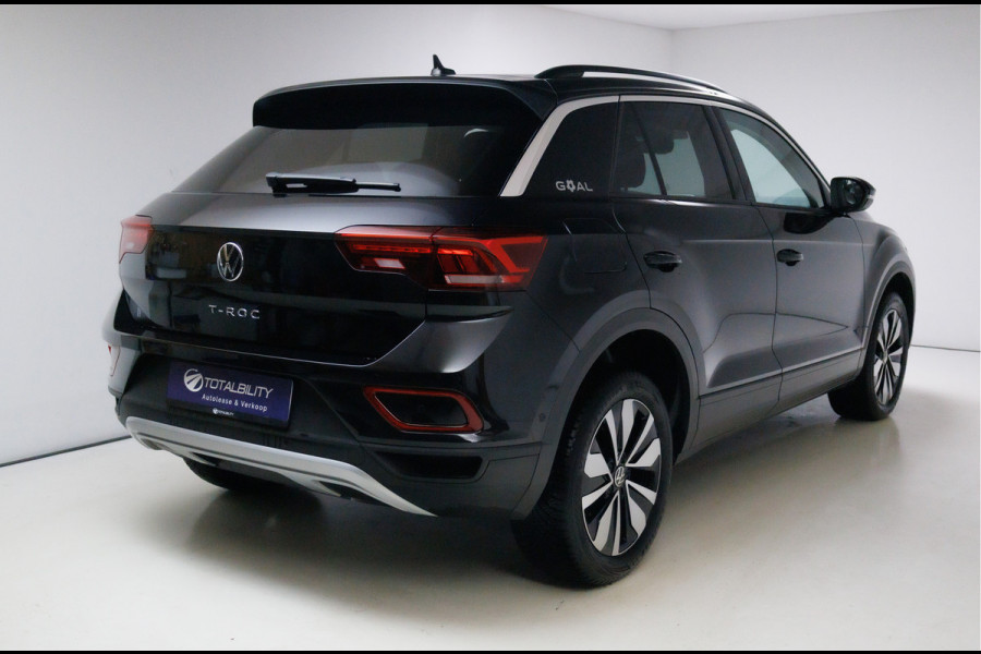 Volkswagen T-Roc 1.5 TSI 150 PK Goal Edition Automaat | Stoelverwarming | Adaptive Cruise Travel Assist. Automatisch inparkeren, Climate control, all season banden, extra getint glas achter