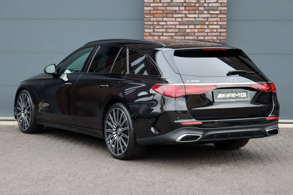 Mercedes-Benz E-Klasse Estate 200 AMG Line Aut9 | Distronic | Trekhaak | Verwarmd Stuurwiel | Camera | Keyless Go | High Perf. LED | Zitcomfortpakket | Nightpakket |